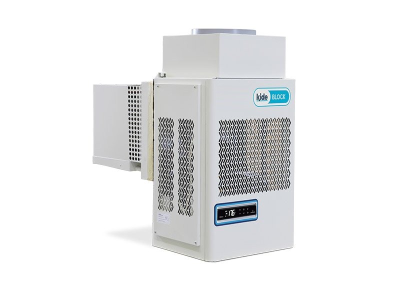 KIDE EMC compact wall-mounted refrigeration unit with centrifugal condenser fan